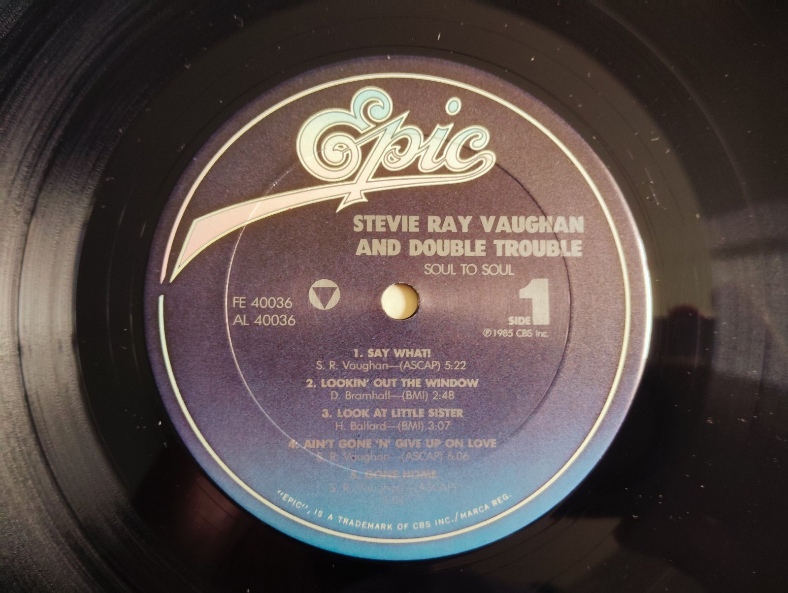 Stevie Ray Vaughan And Double Trouble / Soul To Soul - Guitar Records