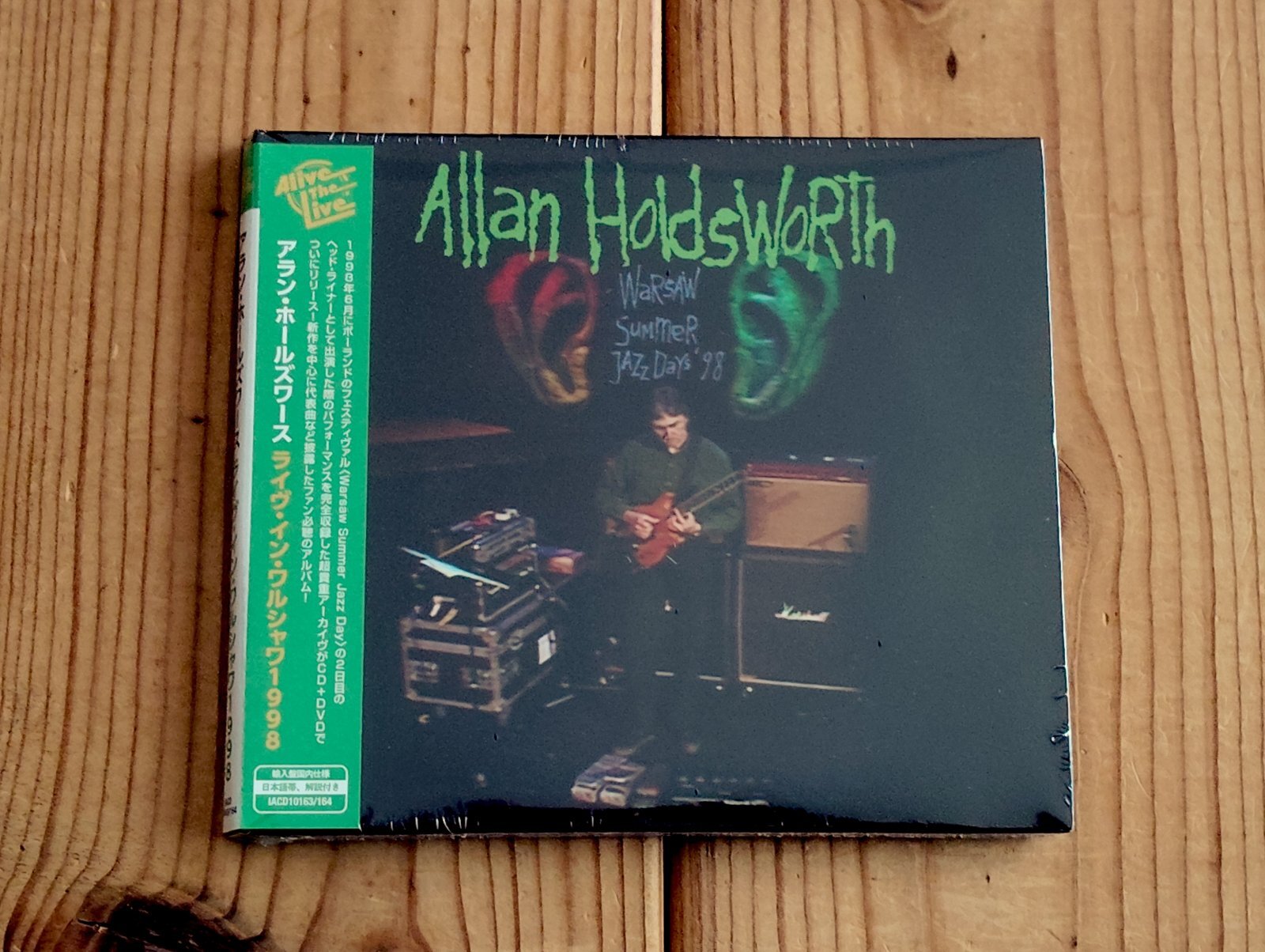 DVD付！アランホールズワースの1998年貴重ライブ音源2枚組！□Allan