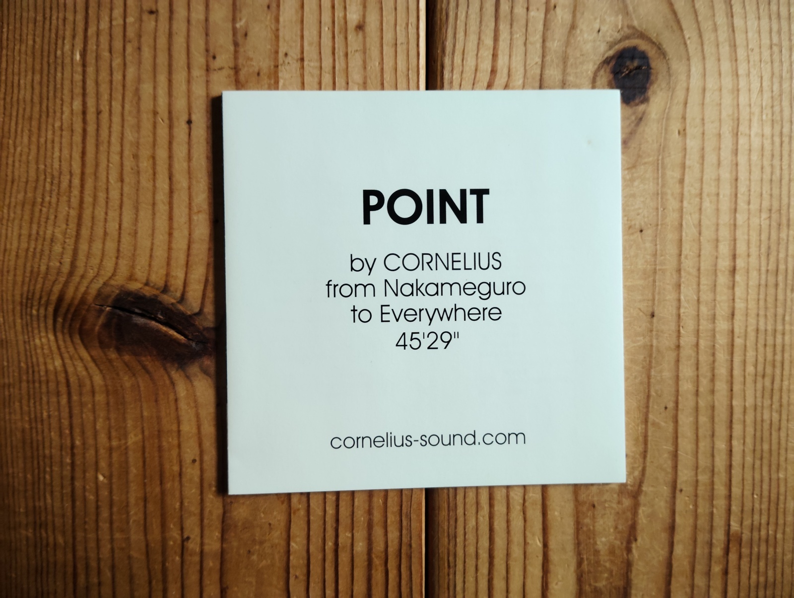 Cornelius / Point - Guitar Records