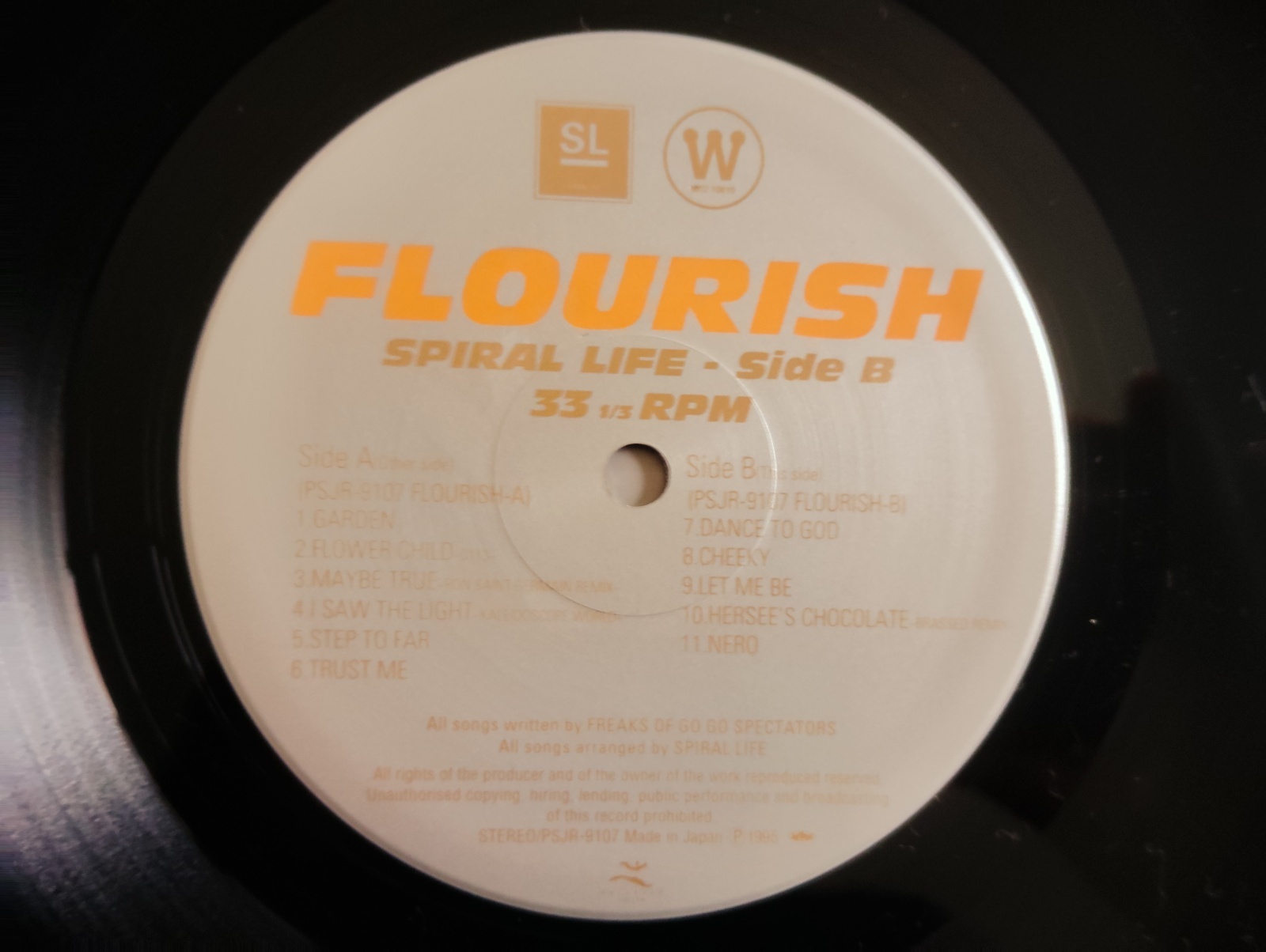 Spiral Life / Flourish - Guitar Records