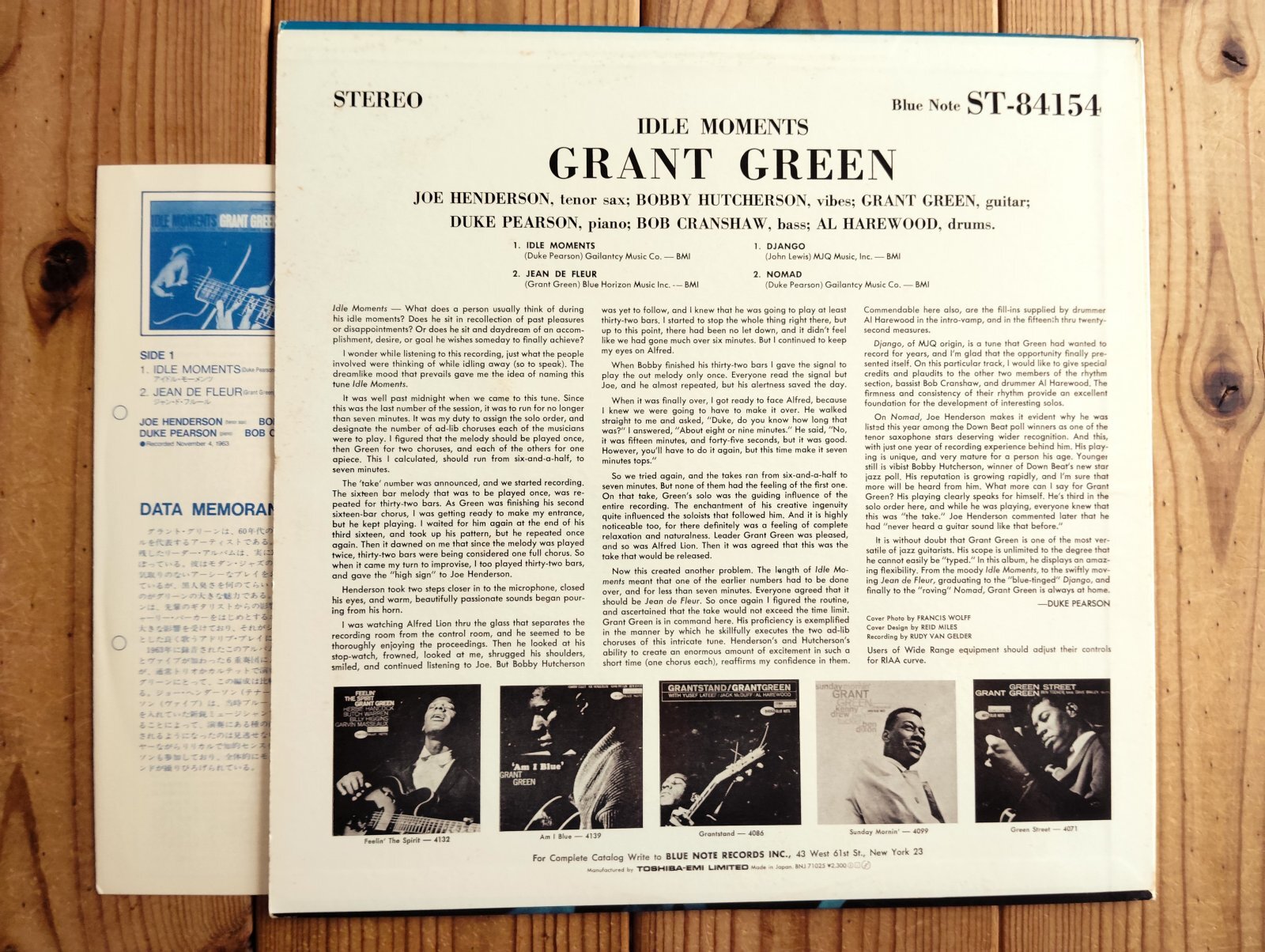 Grant Green / Idle Moments - Guitar Records