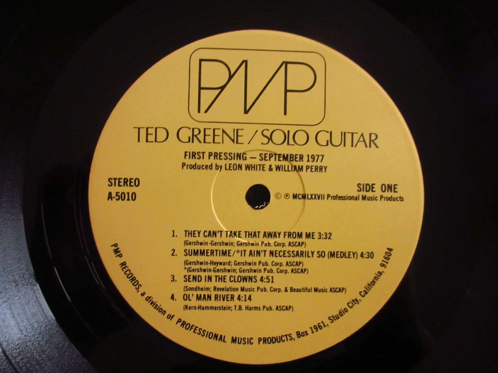 Ted Greene / Solo Guitar - Guitar Records